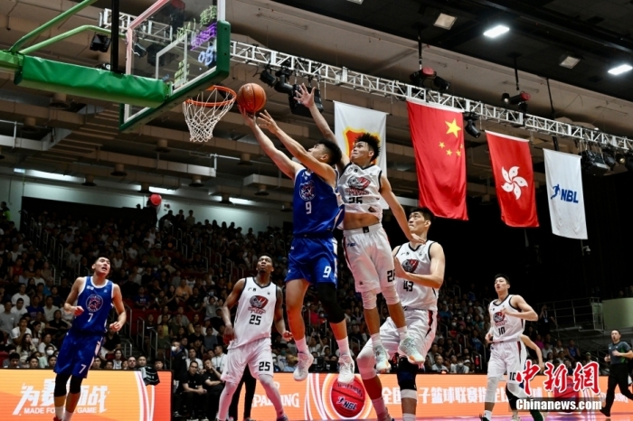 2023全国男子篮球联赛揭幕战 香港金牛队力挫广西威壮队