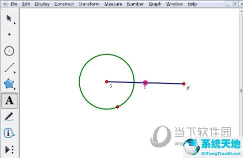 几何画板如何过圆外一点画圆切线 绘制方法介绍